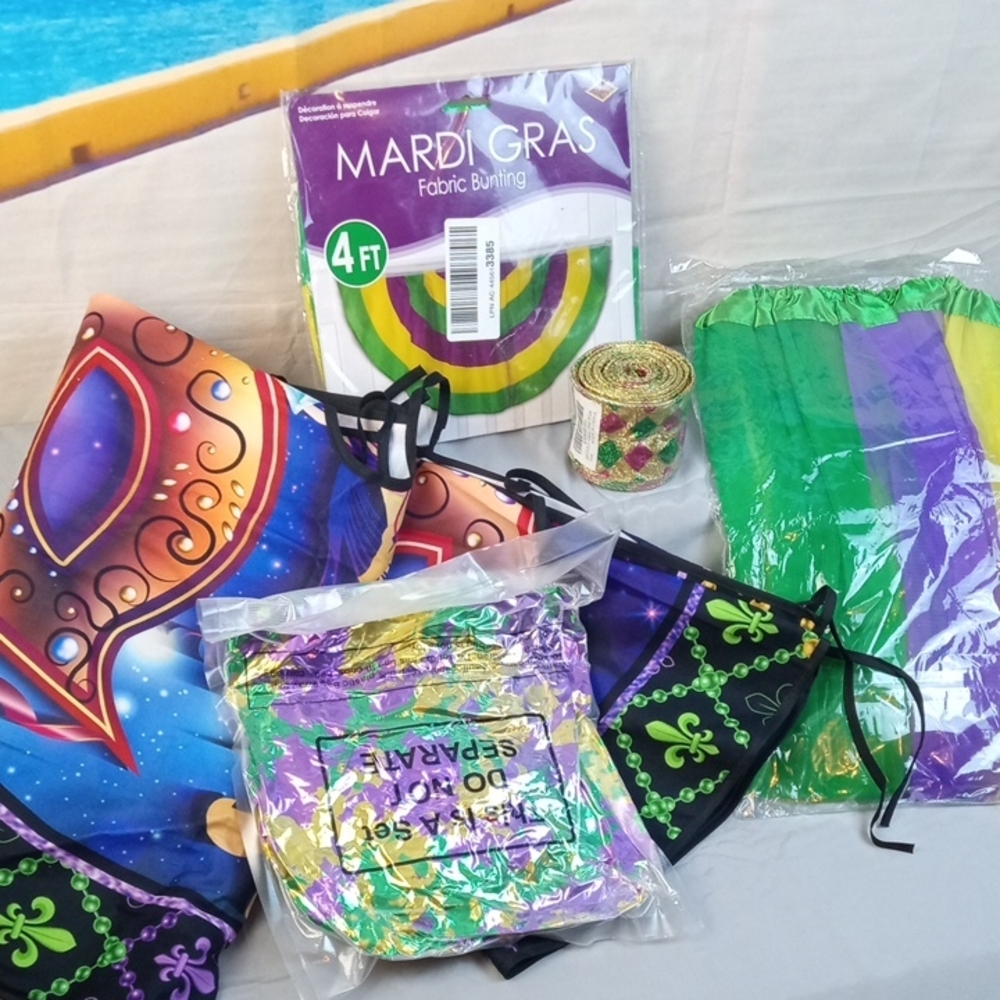🌼 Mardi Gras Party Decor Bundle